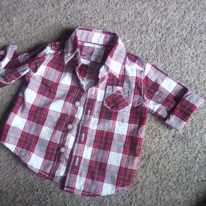 6 mon. Plaid Carter's Dress Shirt